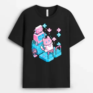 Cute Cat Dance Pastel For Cats Lover Man Woman Kid, Funny Cat Lover Gift T-Shirt
