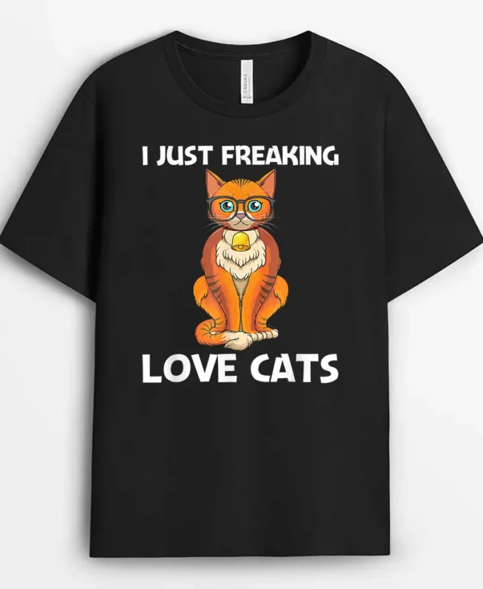 Cute Cat Design For Men Women Kitten Feline Pet Cat Lovers, Funny Cat Lover Gift T-Shirt