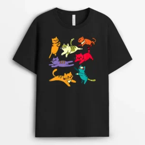 Cute Funny Cat For Boys And Girls Ee, Funny Cat Lover Gift T-Shirt
