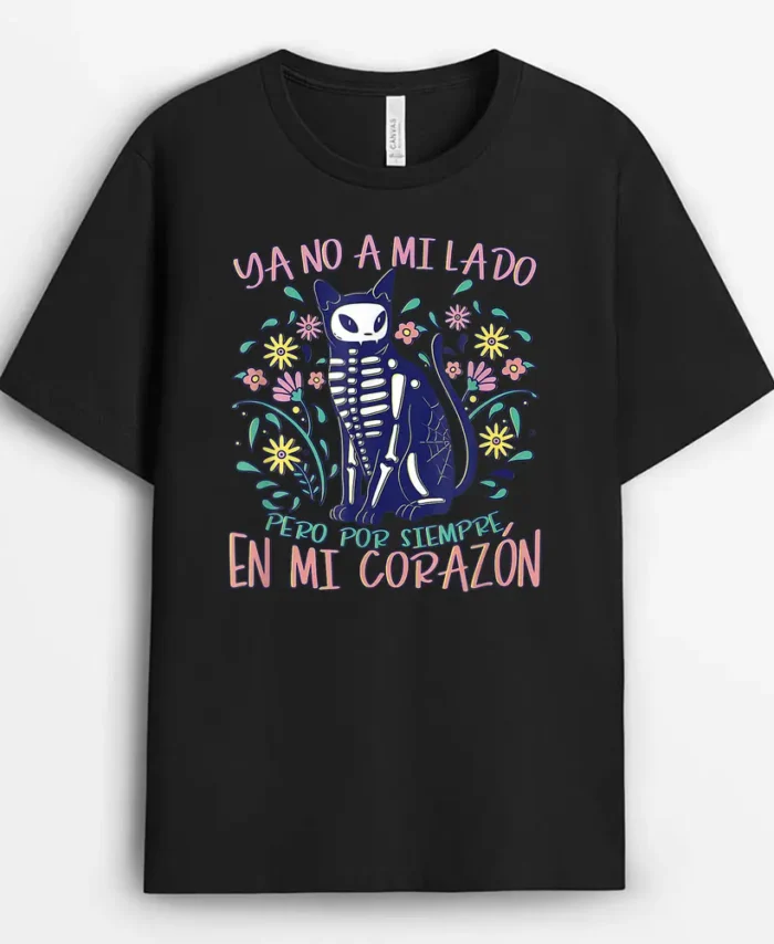 Dia De Los Muertos Cat Skeleton Animals Lover Costume, Funny Cat Lover Gift T-Shirt