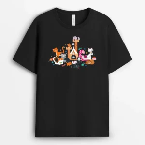 Disney Cats Kitten Friends Premium, Funny Cat Lover Gift T-Shirt