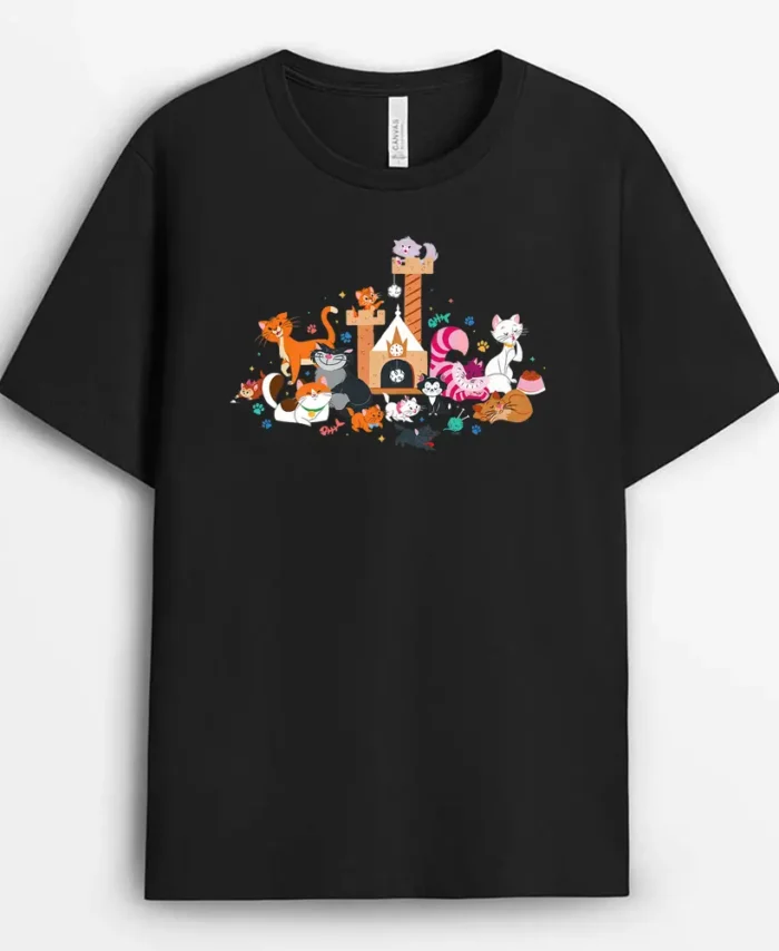 Disney Cats Kitten Friends Premium, Funny Cat Lover Gift T-Shirt