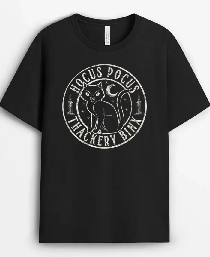 Disney Hocus Pocus Thackery Binx Big Cat Celestial Circle V2, Funny Cat Lover Gift T-Shirt