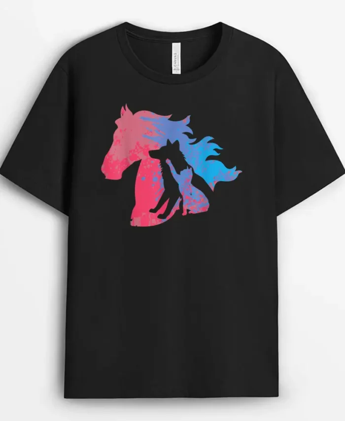 Dogs Cats And Horses Pets Design For Animal Protection, Funny Cat Lover Gift T-Shirt