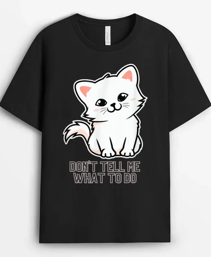 Don Ell Me What O Do Meme Funny Retro Style Vintage Cats, Funny Cat Lover Gift T-Shirt