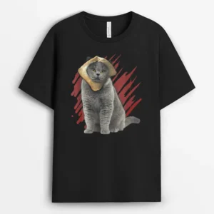 Funny Cat Apparel Cat With Slice Of Bread On Face Cat Lovers, Funny Cat Lover Gift T-Shirt