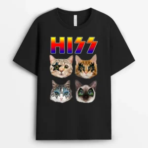 Funny Cat Cat Lover Cat Hiss Cat Owner, Funny Cat Lover Gift T-Shirt