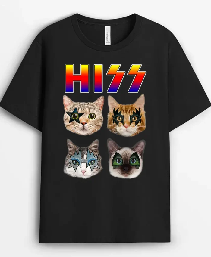 Funny Cat Cat Lover Cat Hiss Cat Owner, Funny Cat Lover Gift T-Shirt