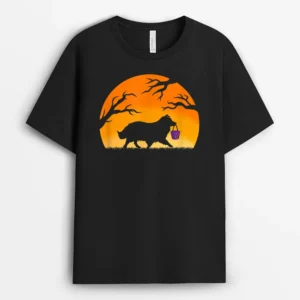 Sheltie Halloween Trick Or Treat Shetland Sheepdog Cute, Funny Dog Lover Gift T-Shirt