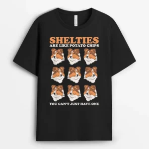 Shelties Are Like Dog Owner Shetland Sheepdog Sheltie, Funny Dog Lover Gift T-Shirt