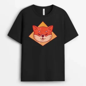 Shiba Inu Btc Echo Cartoon Dog, Funny Dog Lover Gift T-Shirt