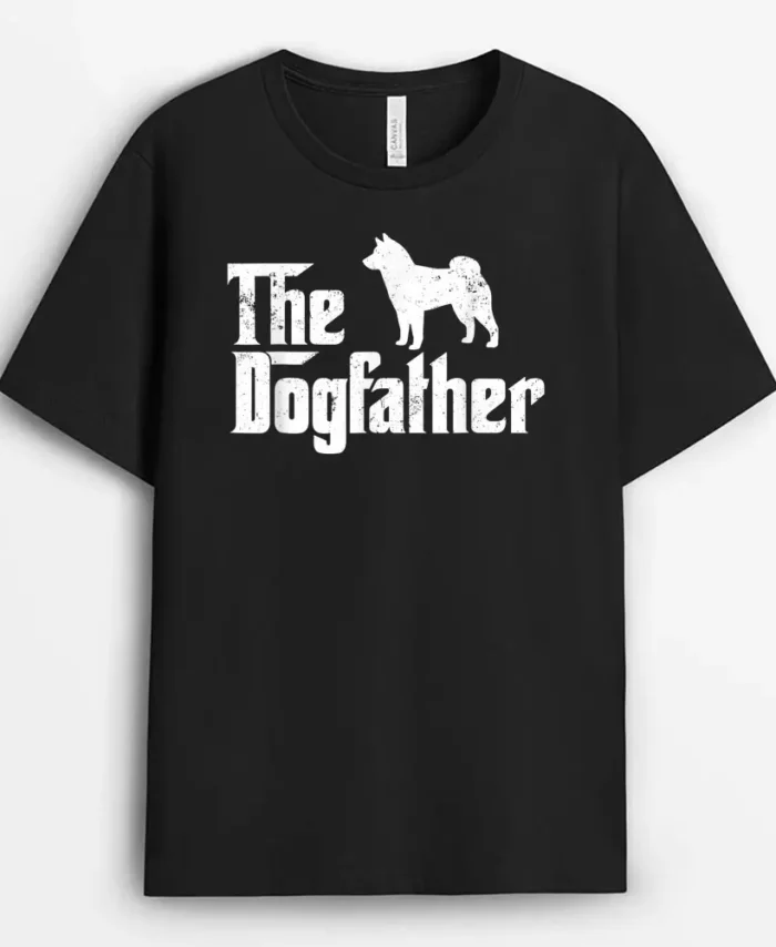 Shiba Inu Dog The Dogfather Dog Lover, Funny Dog Lover Gift T-Shirt