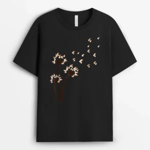 Shih Tzu Flower Fly Dandelion For Dog Mama Dog Lover, Funny Dog Lover Gift T-Shirt