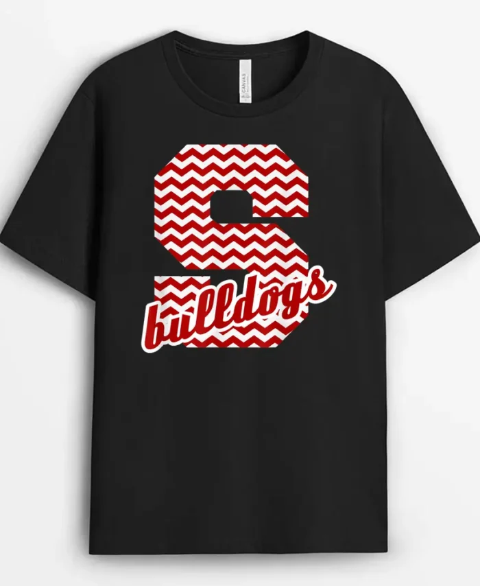 Skiatook Bulldogs, Funny Dog Lover Gift T-Shirt